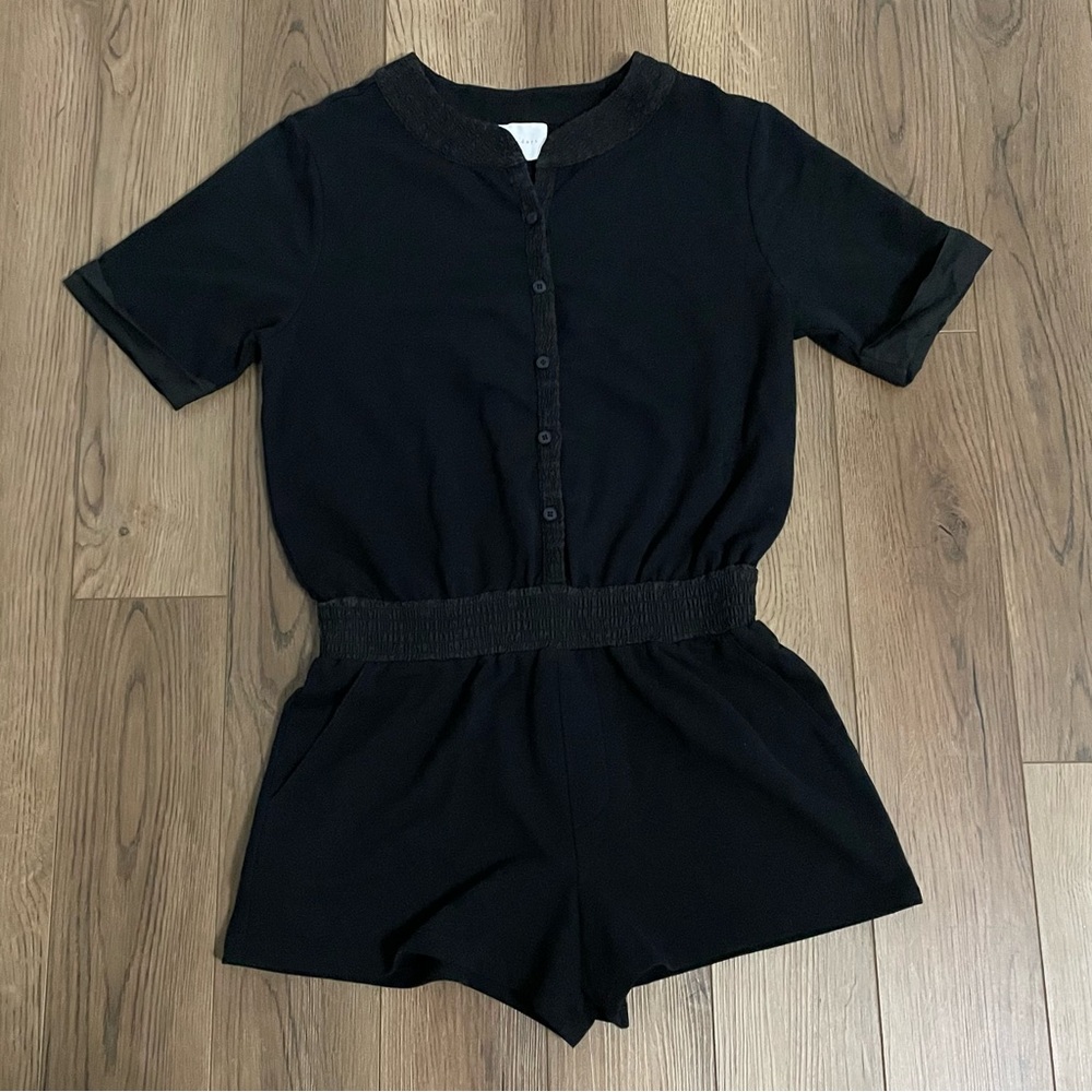 Sundays Romper Black Womens Small‎
